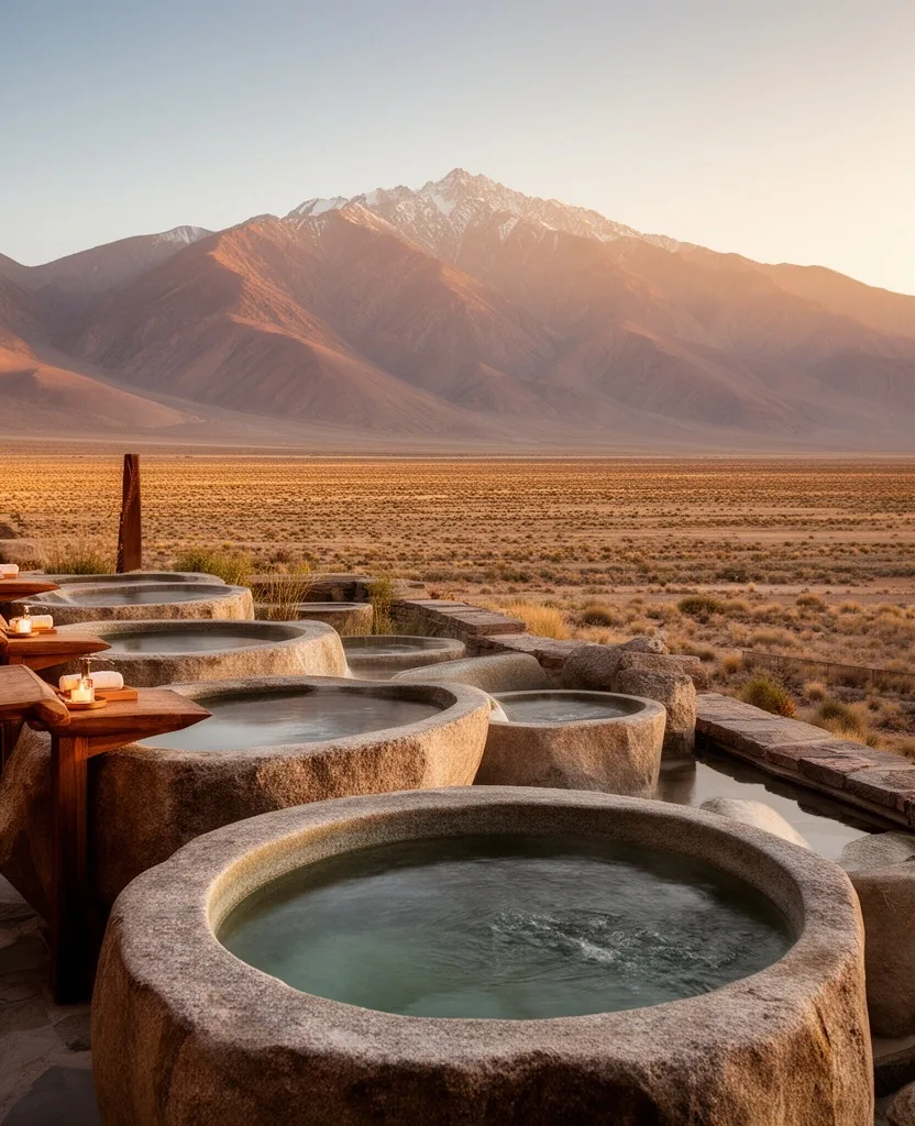Termas de Mendoza con vista a la Cordillera